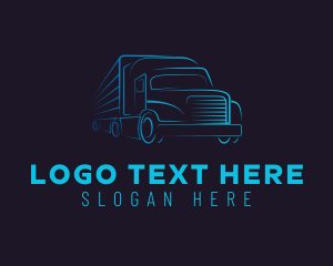 Fast Shipping Logistics Logo