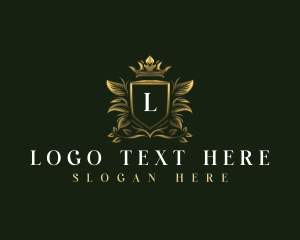 High End - Royal Shield Crest logo design