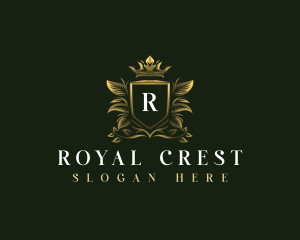 Royal Shield Crest logo design