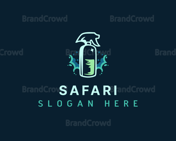 Cleaning Spray Sanitation Logo