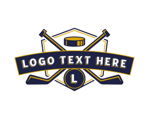 Goalie - Hockey Sports Athlete logo design