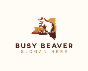 Animal Beaver New York logo design