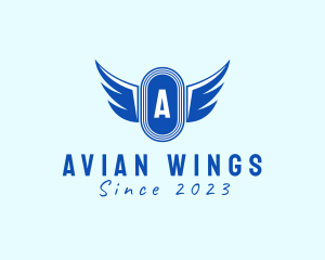 Modern Aviation Wings logo design