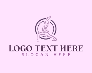 Exercise - Yoga Zen Meditation logo design