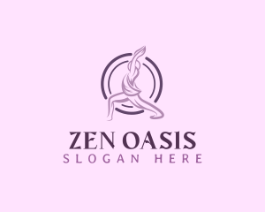 Meditation - Yoga Zen Meditation logo design