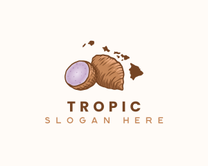 Hawaii Taro Crop logo design