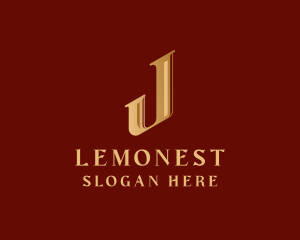 Gold Elegant Brand Logo