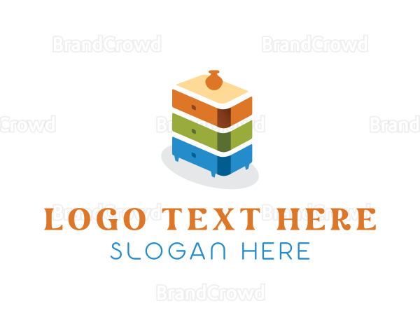 Drawer Furniture Decor Logo