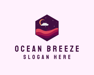 Moon Ocean Sailing logo design