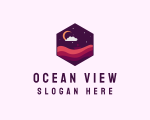 Moon Ocean Sailing logo design