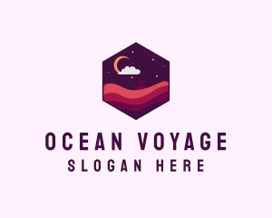 Moon Ocean Sailing logo design