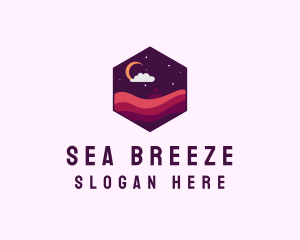 Moon Ocean Sailing logo design