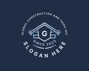 Construction Hammer House logo design