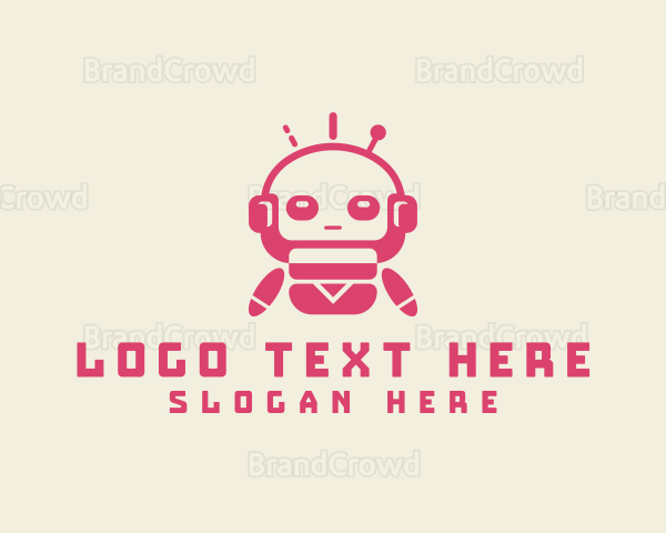 Fun Tech Robot Logo