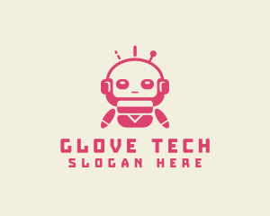 Fun Tech Robot logo design