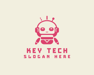 Fun Tech Robot logo design