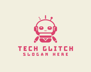 Fun Tech Robot logo design