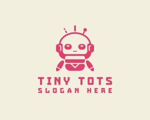 Toddler - Fun Tech Robot logo design