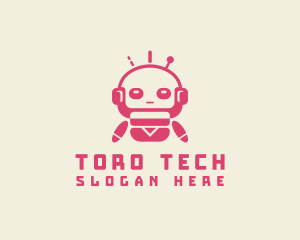 Fun Tech Robot logo design