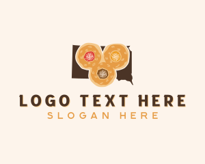 Lefse - Kolache South Dakota logo design