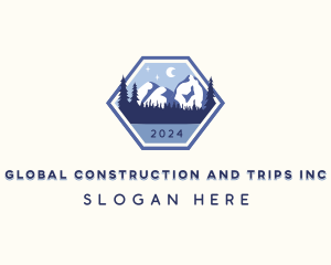 Tourist - Summit Mountain Trekking logo design