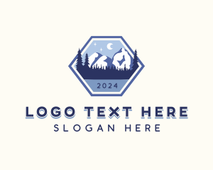 Trekking - Summit Mountain Trekking logo design