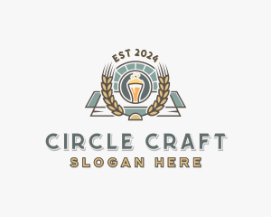 Wheat Beer Liquor logo design