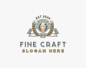 Wheat Beer Liquor logo design