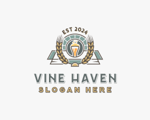 Wheat Beer Liquor logo design