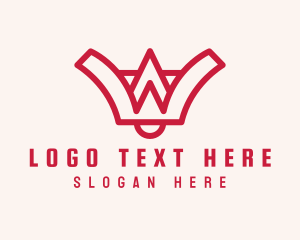 Letter W - Crown Boutique Letter W logo design