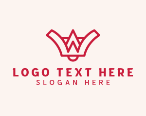 Letter W - Crown Boutique Letter W logo design