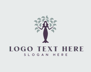 Elegant - Nature Lady Wellness logo design