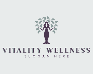 Nature Lady Wellness logo design