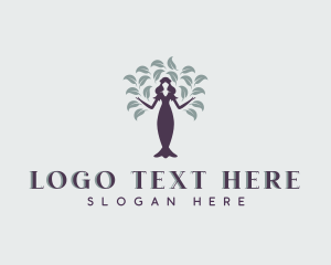 Lady - Nature Lady Wellness logo design