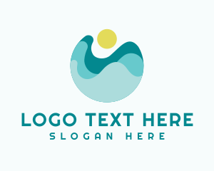 Blob - Scenic Beach Sphere logo design