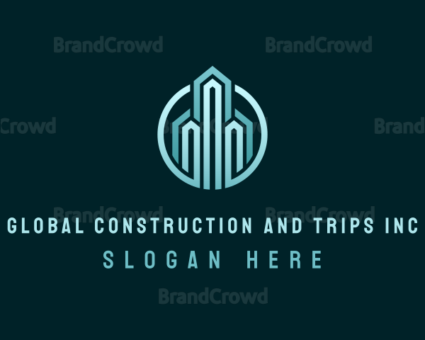 Urban Skyscraper Building Logo