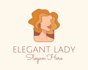 Lady Fashion Boutique  logo design