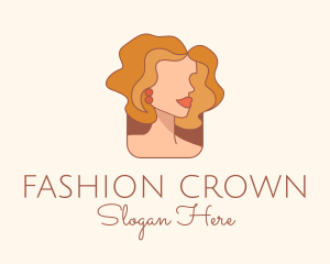 Lady Fashion Boutique  logo design