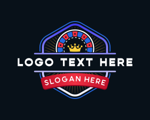 Las Vegas - Gambling Casino Chip logo design