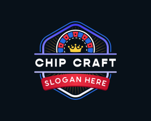 Gambling Casino Chip logo design