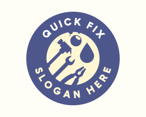 Plumber Handyman Tools logo design