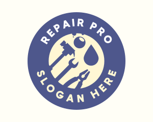 Fix - Plumber Handyman Tools logo design