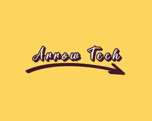 Business Apparel Arrow logo design