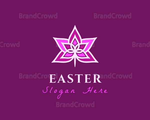 Lotus Flower Bloom Logo