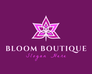 Bloom - Lotus Flower Bloom logo design