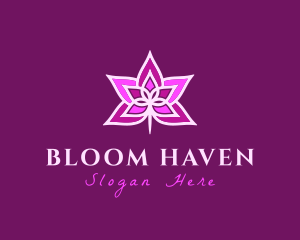 Lotus Flower Bloom logo design