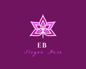 Ornament - Lotus Flower Bloom logo design