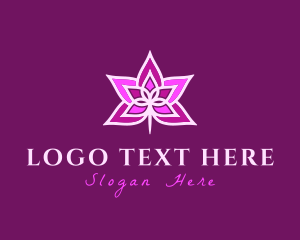 Balance - Lotus Flower Bloom logo design