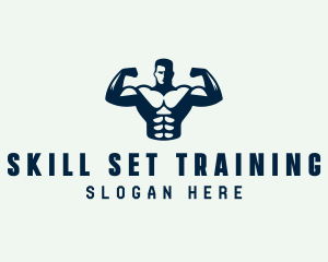 Training - Crossfit Training Workout logo design