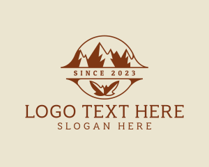 Mountaineer - Rocky Mountain Trekking logo design